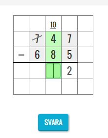 Räkna med uppställning